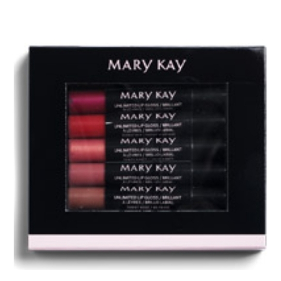 💋NIB Mary Kay Unlimited Lip Gloss Deluxe Mini Set💋 - Picture 3 of 3
